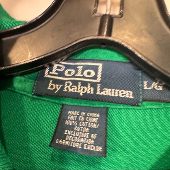 POLO Ralph Lauren Men’s Golf Polo Shirt Sz Large Green Preppy - Picture 4 of 10